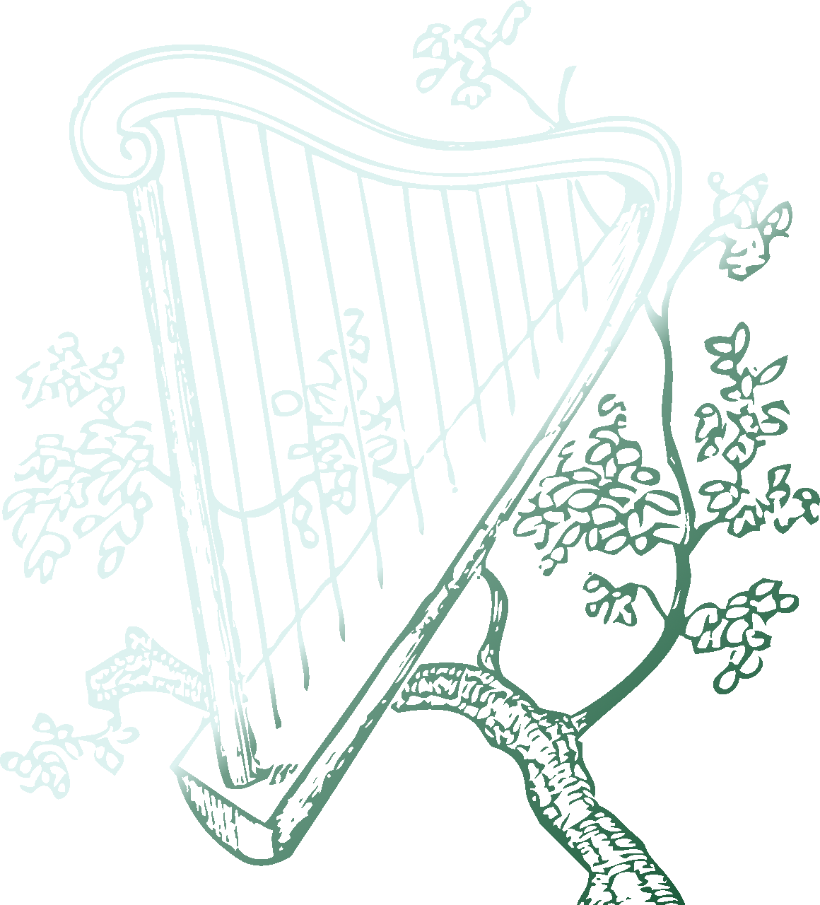 Edited Harp Clipart from Pixabay by Ciker Vector Images