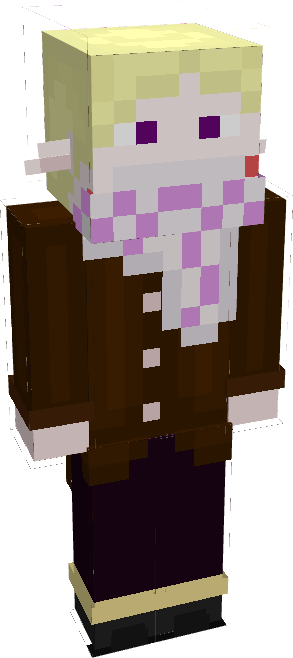 The Minecraft model I made for my character.