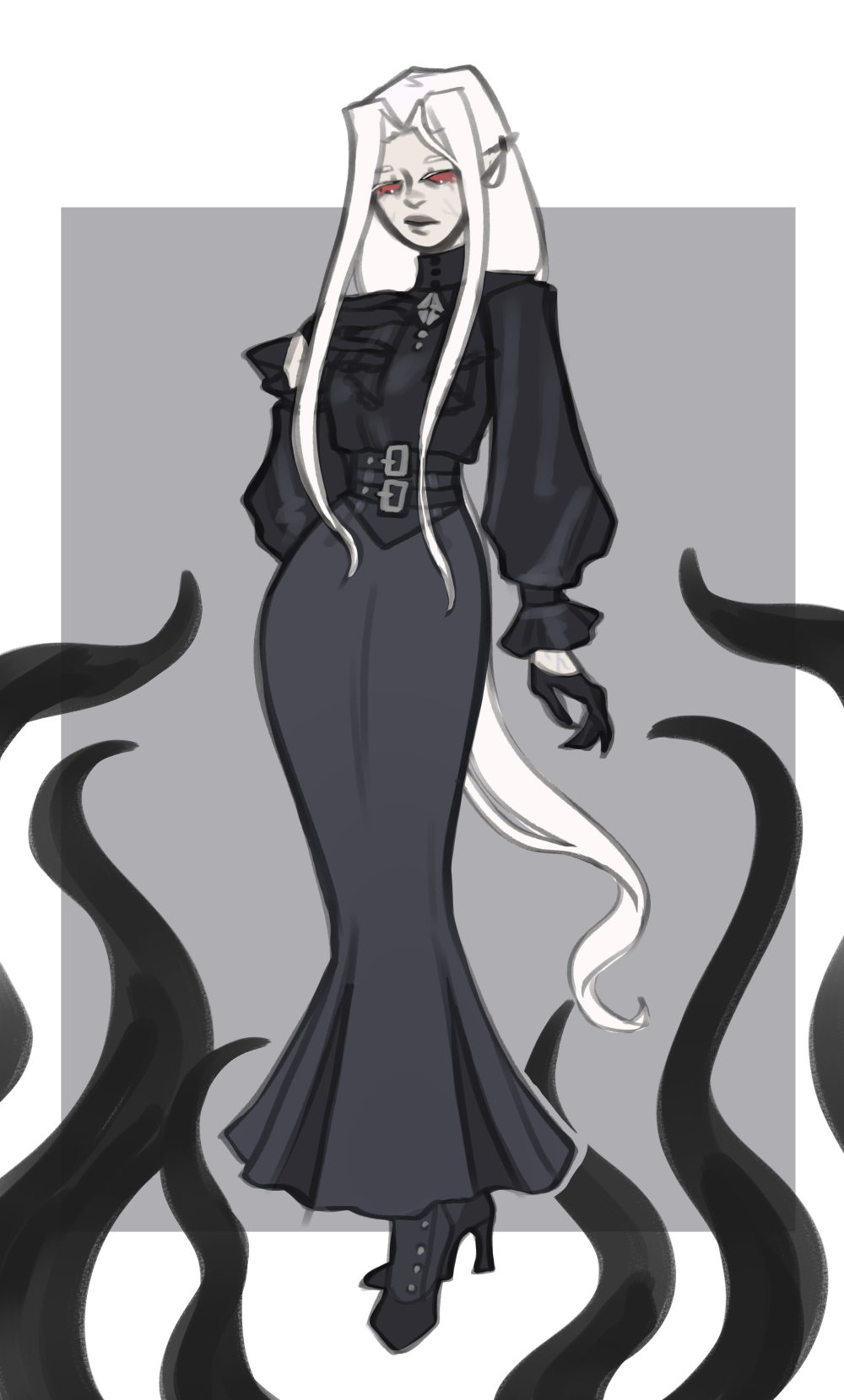 Concept Art of Hemlock (Sketched by me)